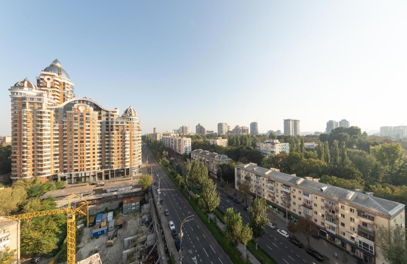 Апартаменти Люкс Класу В Новому Будинку В Центрі Kyiv Exterior foto